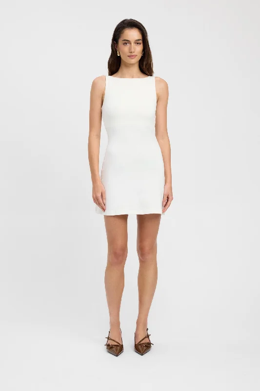 Carrie Mini Dress Classic White Mini Dress
