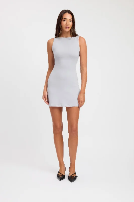 Carrie Mini Dress Elegant Mini Dress with Pleats