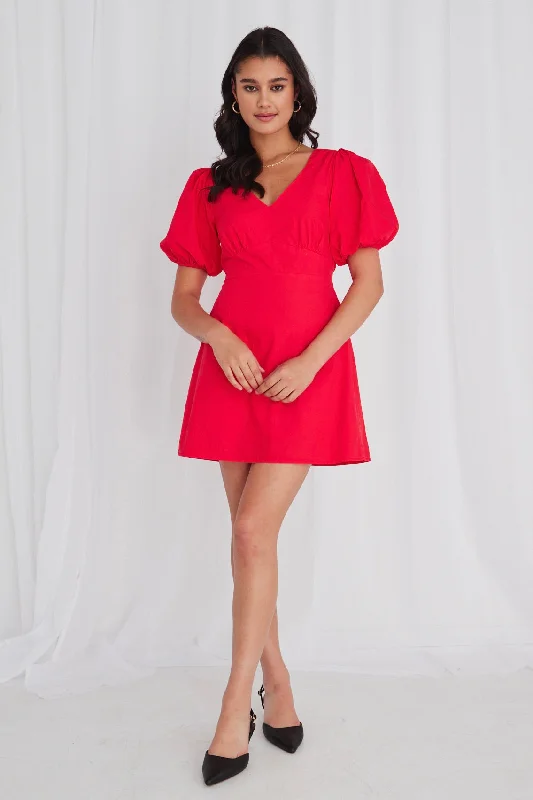 Clem Sunset Back Cut Out Mini Dress Trendy Tulle Mini Dress