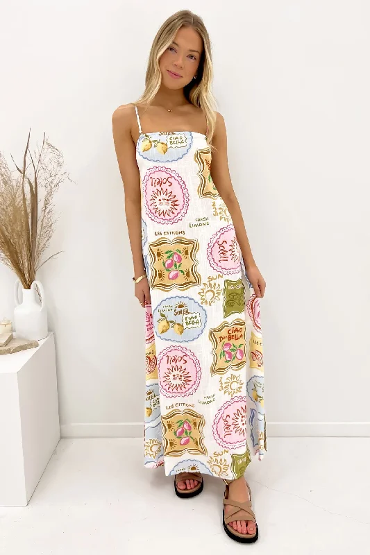Keegan Midi Dress Ciao Bella Fashionable High-Low Midi Dress