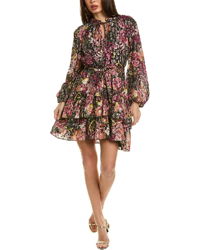 Kobi Halperin Alessi Mini Dress Cozy Long Sleeve Mini Dress
