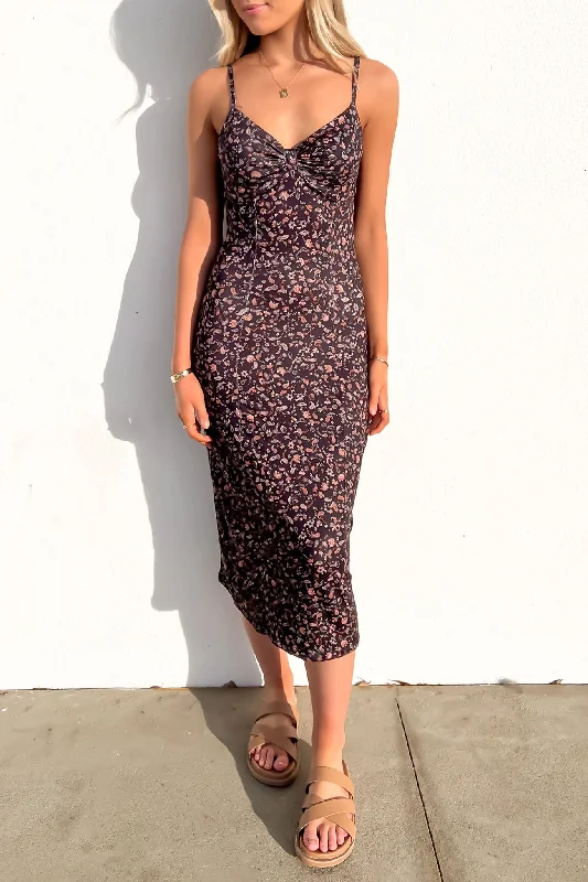 Pip Midi Dress Print Fashionable Chiffon Midi Dress
