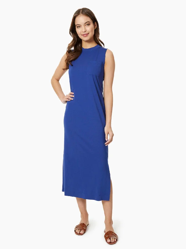 Sleeveless Knit Midi Dress Fashionable Casual Midi Dress