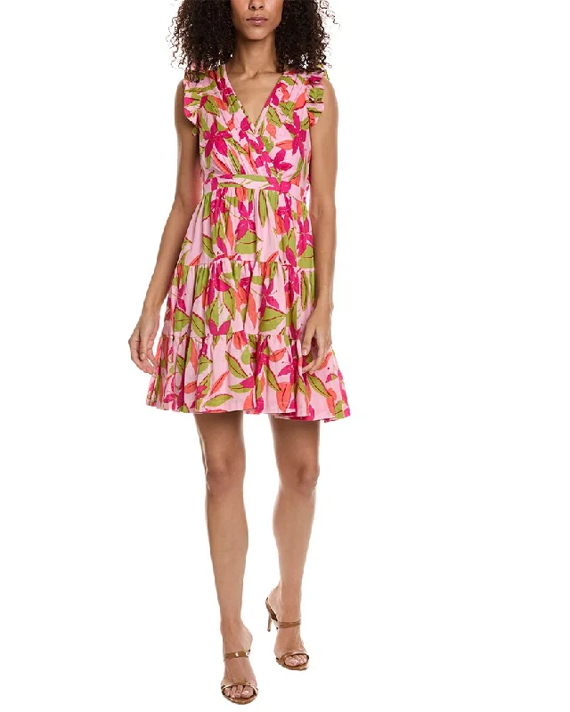 Taylor Printed Lawn Mini Dress Stylish Spaghetti Strap Mini Dress