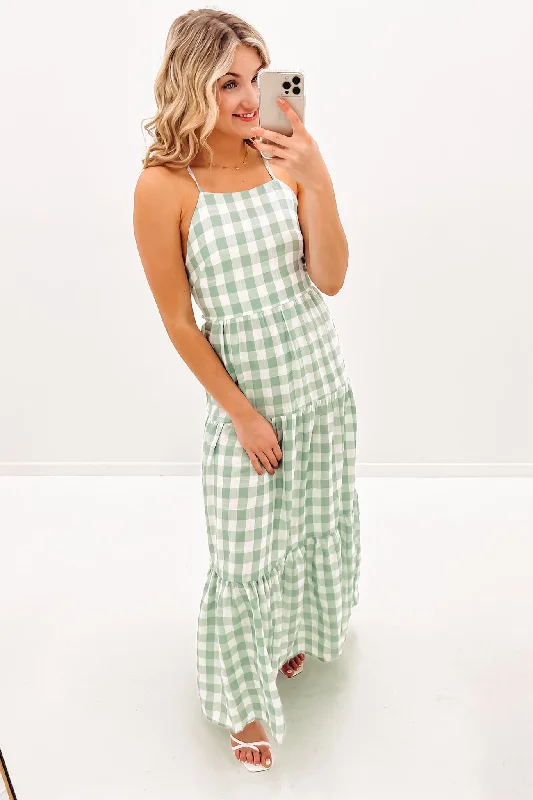 Violet Midi Dress Sage Cozy Knit Midi Dress