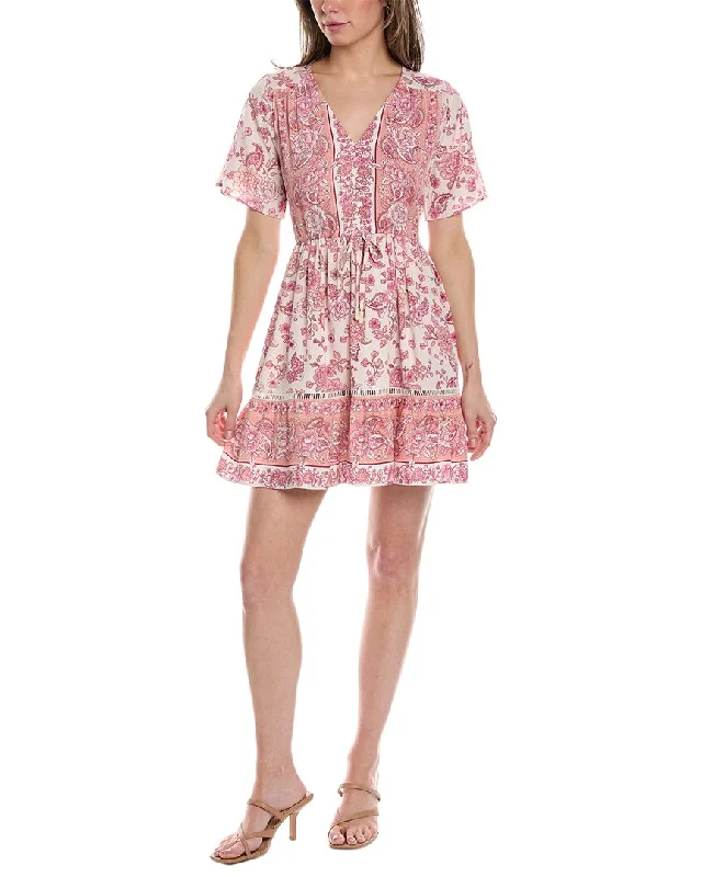 Walker & Wade Ali Mini Dress Comfortable Off-Shoulder Mini Dress