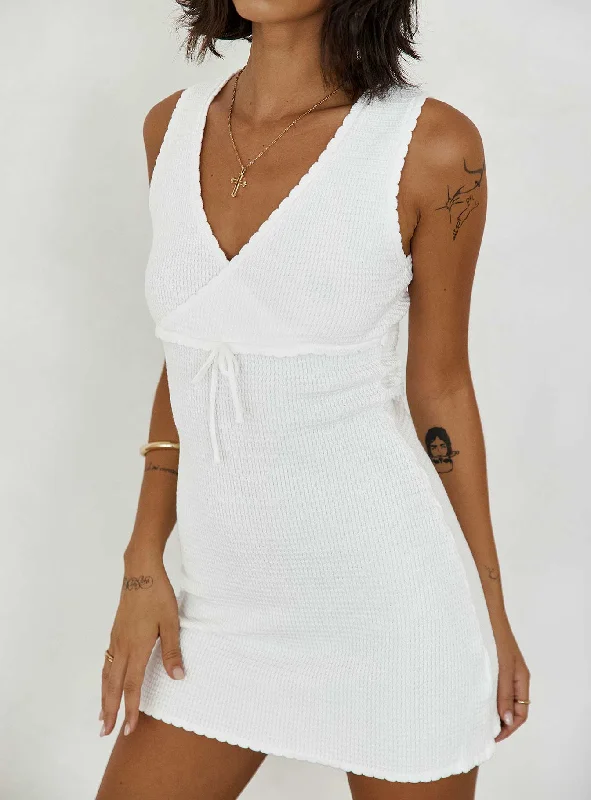 Bernier Mini Dress White