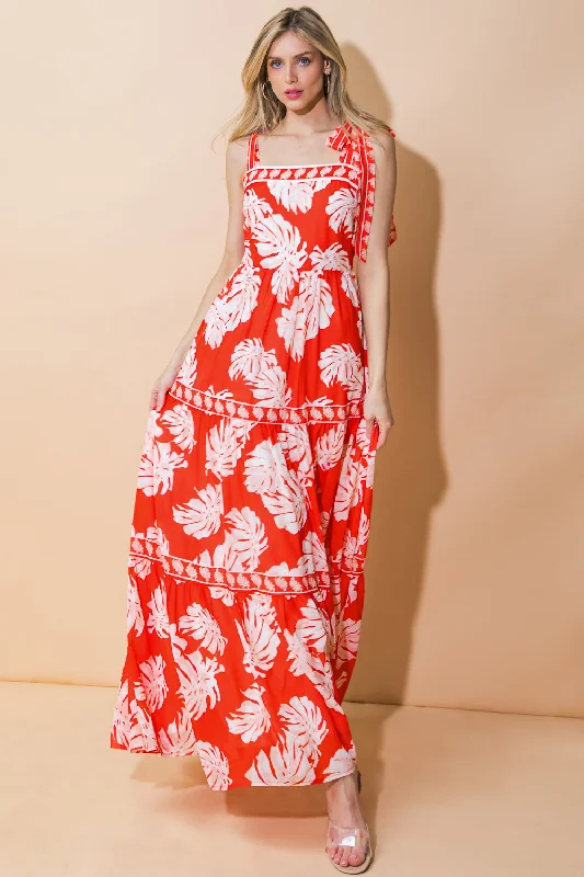 UP FOR ANYTHING WOVEN MAXI DRESS Comfortable Flowy Maxi Dress