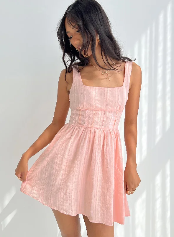 Lorinda Mini Dress Pink