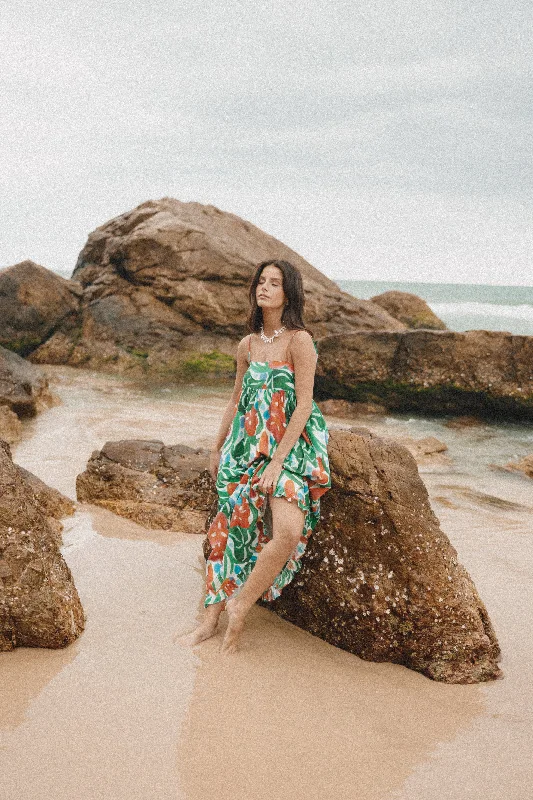 Miuccia Maxi Dress - Kauai Fashionable Layered Maxi Dress