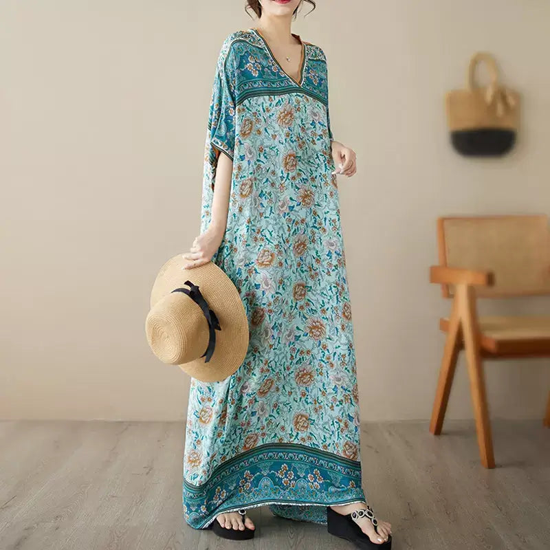 Babakud Women Breezy Floral Maxi Dress