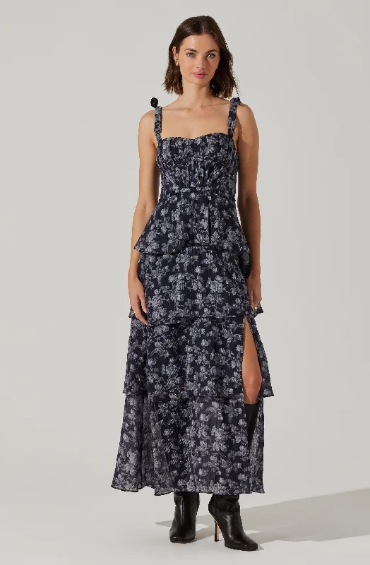 Mellorie Floral Tiered Maxi Dress