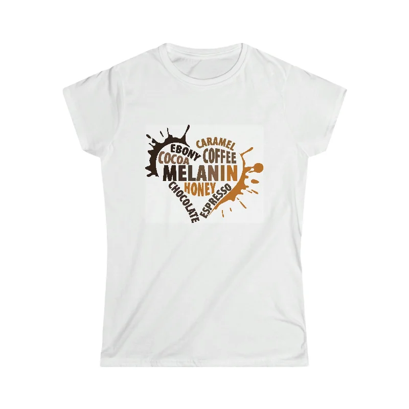 Women's Softstyle Tee Black Is Beautiful