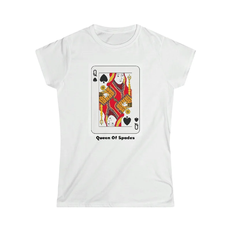 Women's Softstyle Tee Queen Of Spades