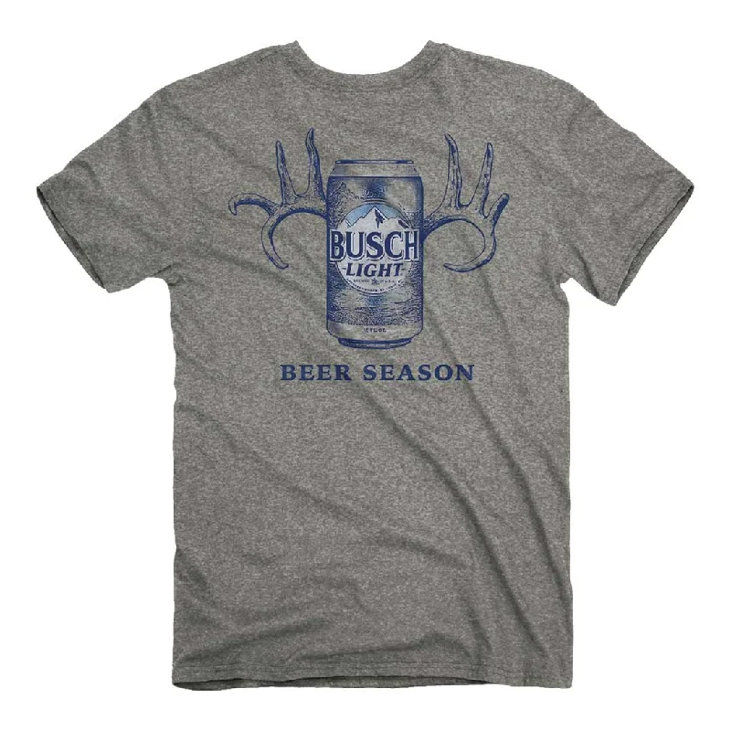 Busch Light - Beer Season T-Shirt Collared Crew Neck Turtle Neck