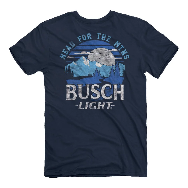 Busch Light - Cold Mountain T-Shirt Houndstooth Herringbone Solid