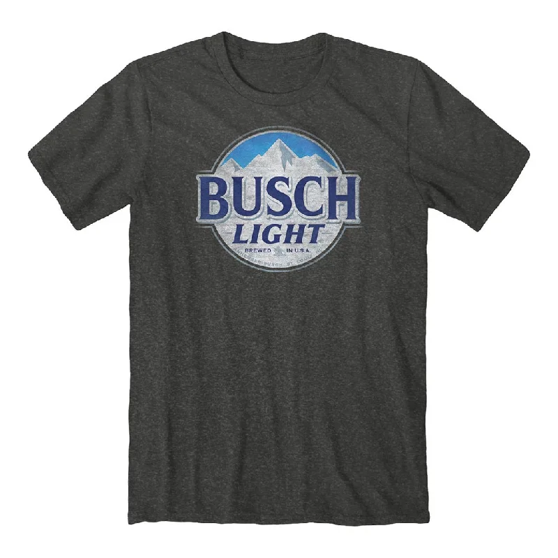 Busch Light - Logo T-Shirt Collared Crew Neck Turtle Neck