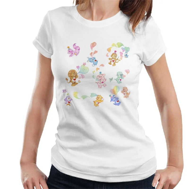 Care Bears Love Heart Montage Women's T-Shirt