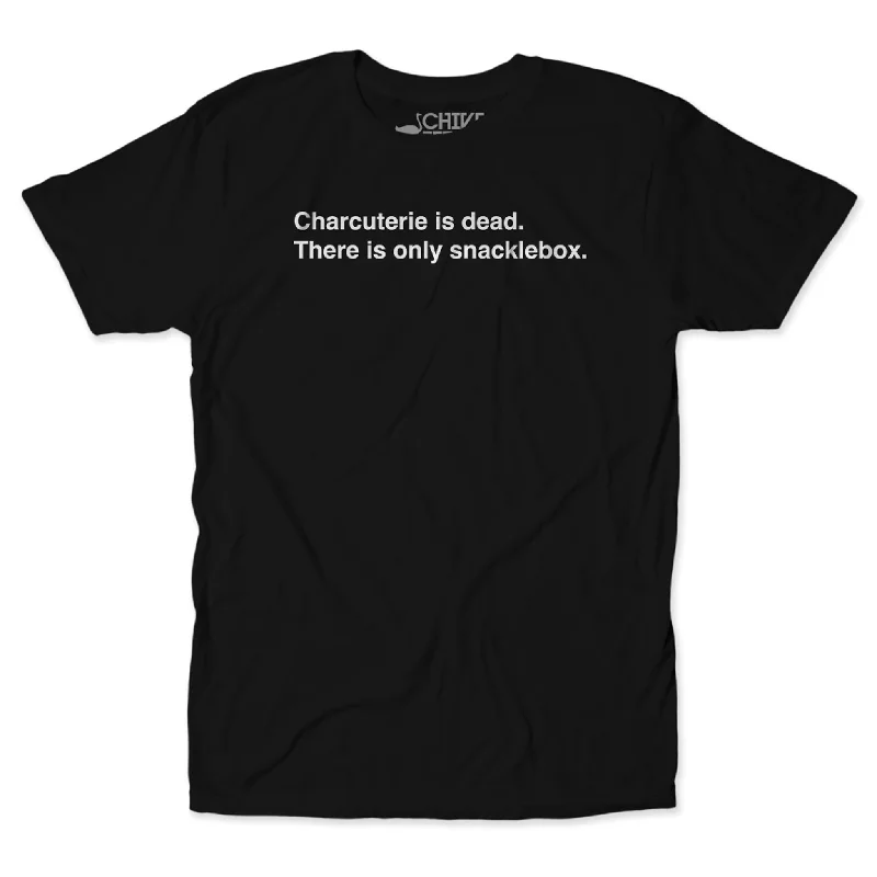 Charcuterie Is Dead Unisex Tee Mesh Blend Leather Blend Suede Blend