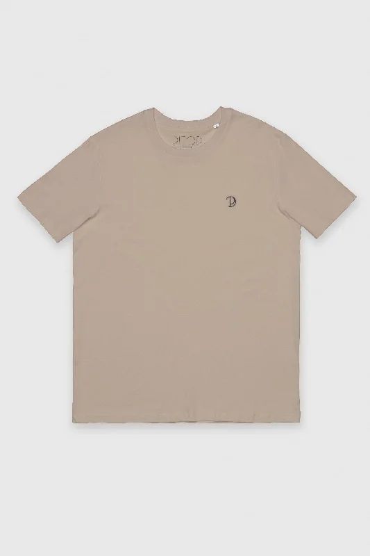 Desert Dust Chest Logo T-Shirt Lace Blend Ribbed Blend Corduroy Blend