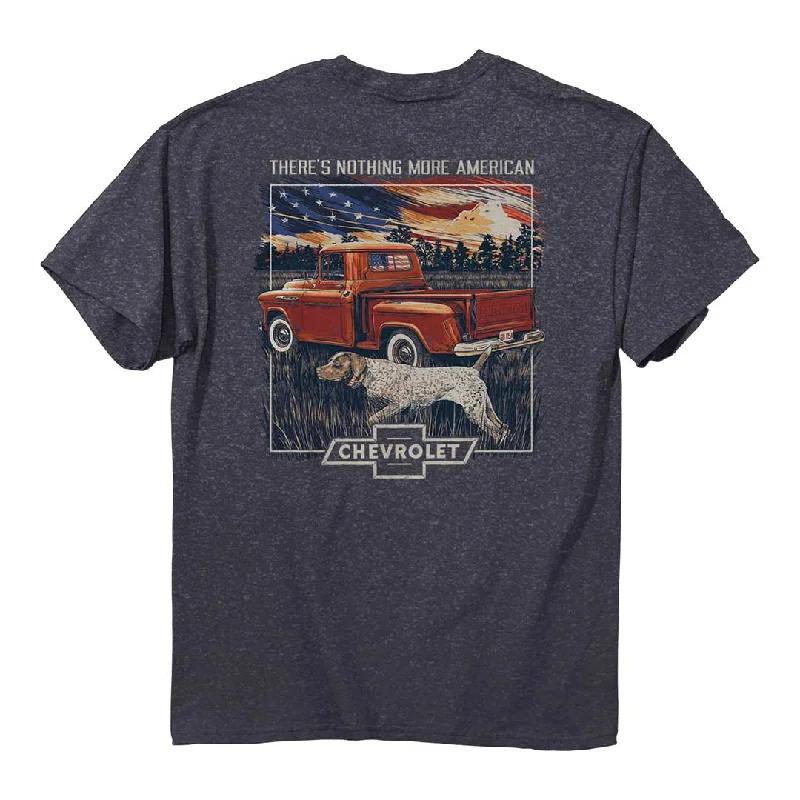 Chevrolet - Classic Truck T-Shirt Striped Floral Plaid