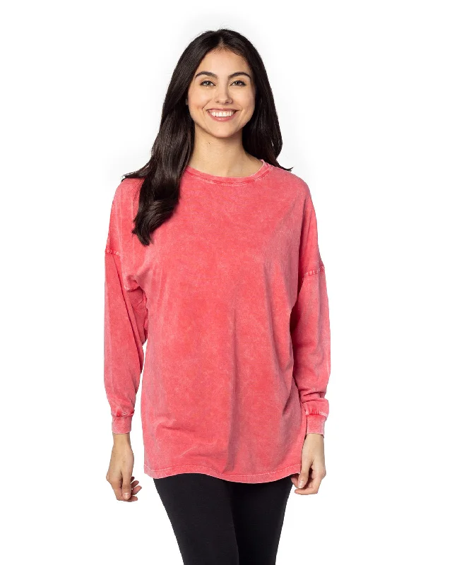 Chicka-d Ladies' Big T-Shirt Fleece Nylon Spandex