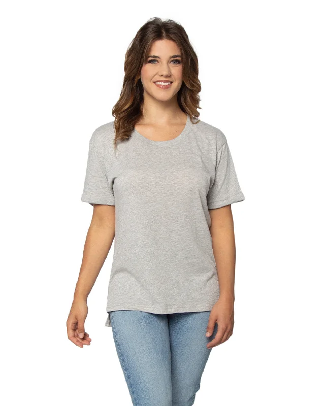Chicka-d Ladies' Must Have T-Shirt Silk Blend Satin Velvet