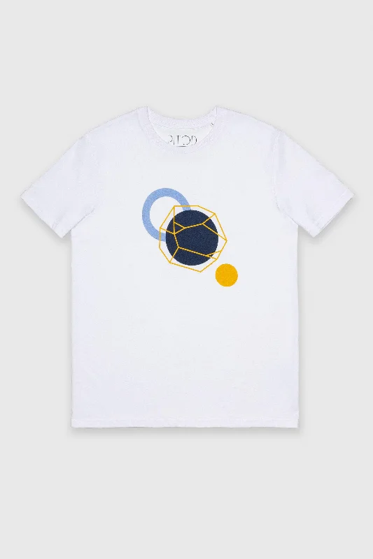 White Earth T-Shirt Ribbed T-Shirt High Neck Heavyweight