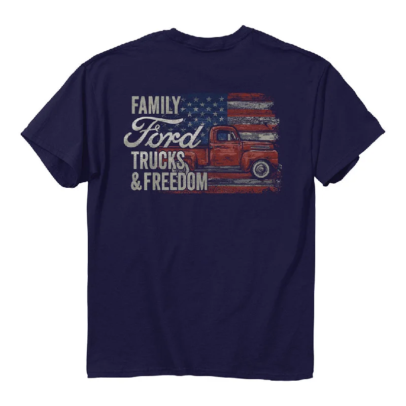 Ford - F-1 Freedom Truck T-Shirt Jersey Fabric Tulle Fabric Batik Fabric