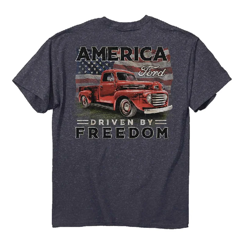 Ford - F1 1949 Vintage Truck T-Shirt Solid Print Embellished