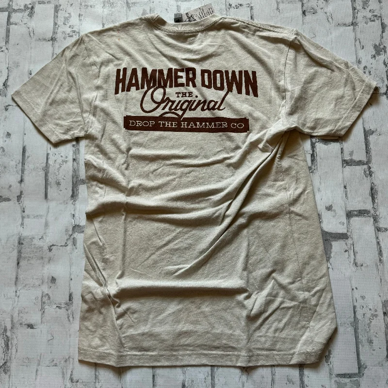 Hammer Down "OG DTH” Short Sleeve T-shirt - Beige