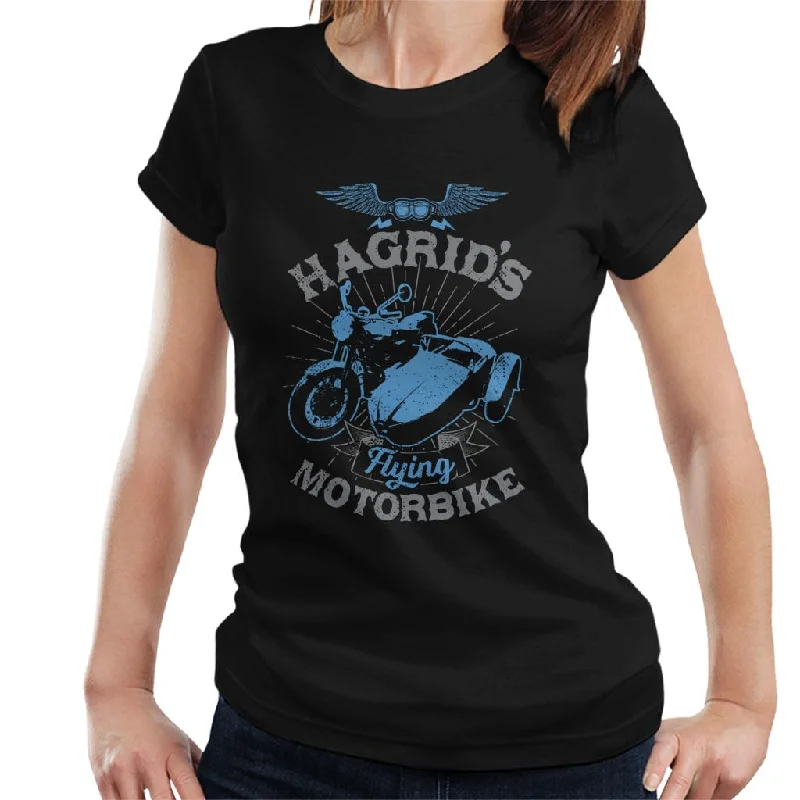 Harry Potter Hagrids Flying Motorbike Women's T-Shirt