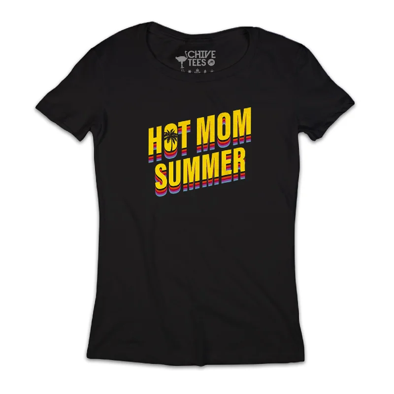 Hot Mom Summer Tee Cashmere Blend Cotton Blend Poly Blend
