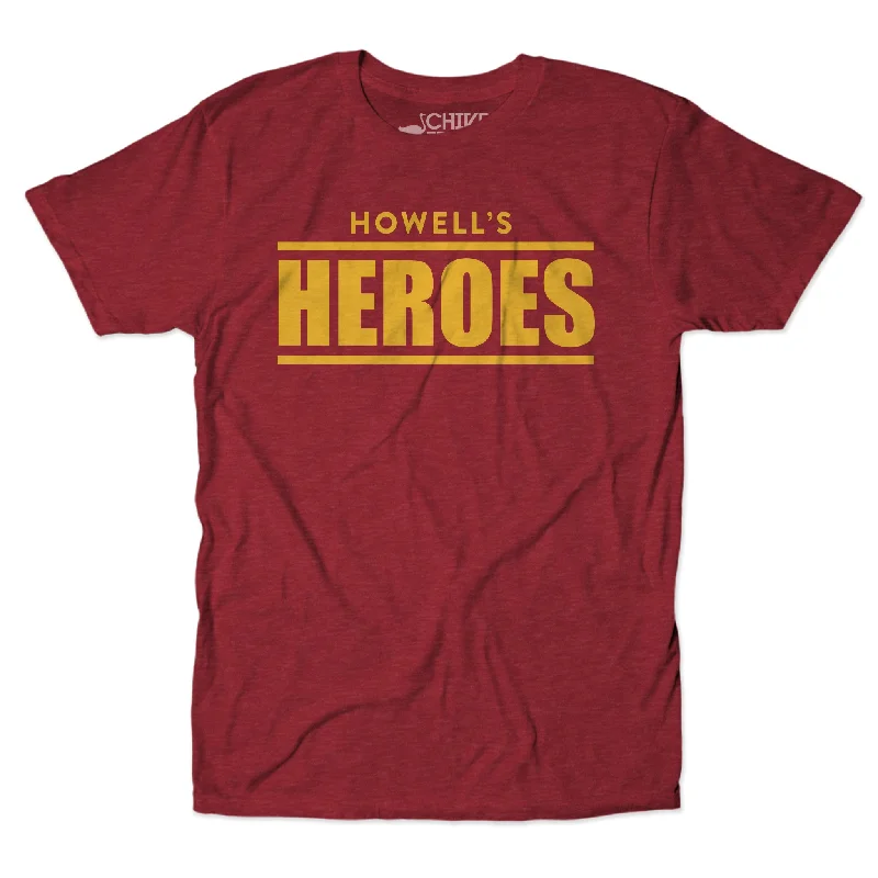 Howell's Heroes Unisex Tee Rayon Fabric Velvet Fabric Corduroy Fabric