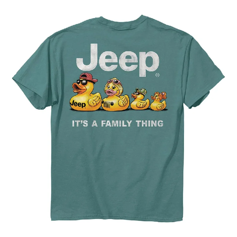 Jeep - Duck Family T-Shirt Mesh Fabric Canvas Fabric Denim Fabric