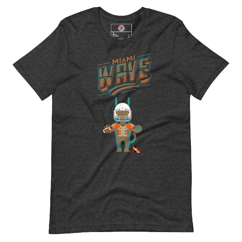 Miami Wave WF Unisex t-shirt Zippered Front Buttoned Front Snap Front