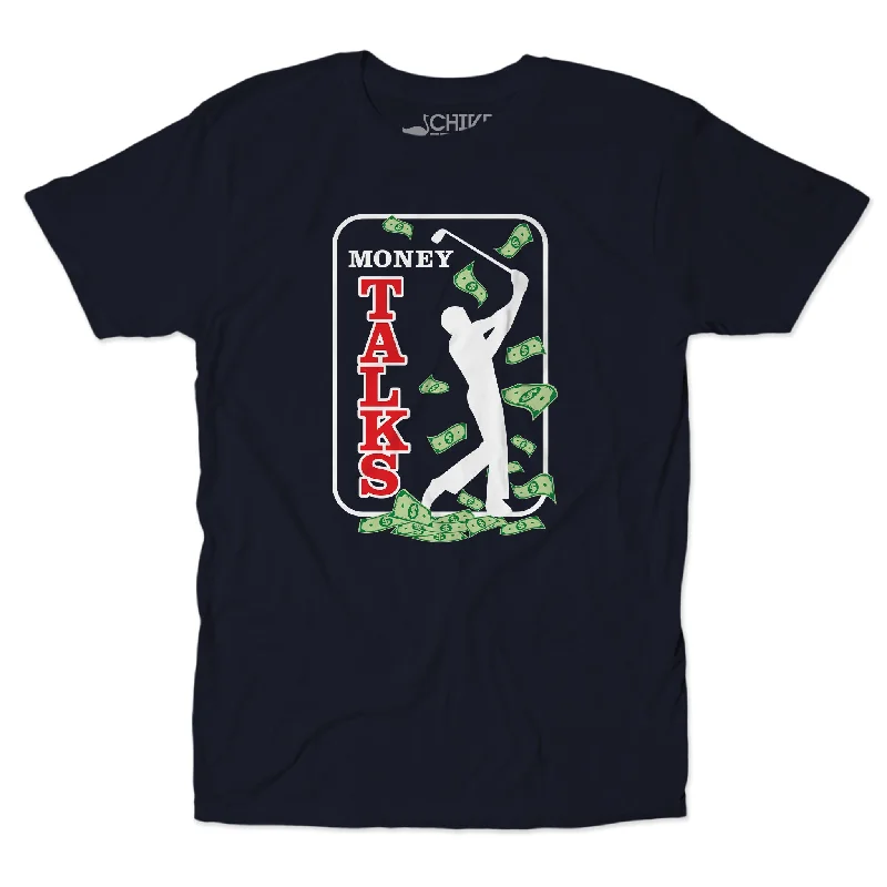 Money Talks Unisex Tee Layered Multi-layer Single Layer