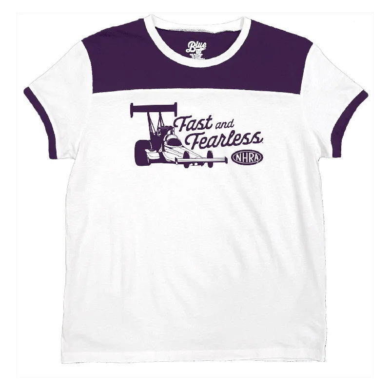 Ladies Fast & Fearless T-Shirt Fitted T-Shirt Seamless Stretchy