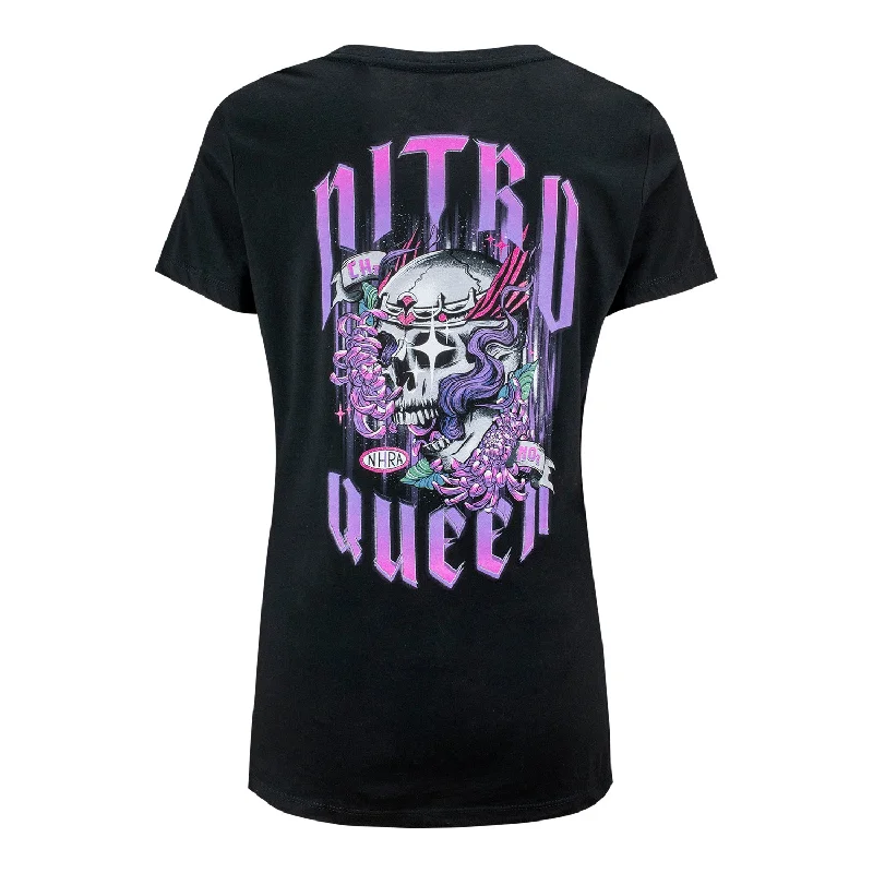Ladies Nitro Queen T-Shirt Striped Floral Plaid