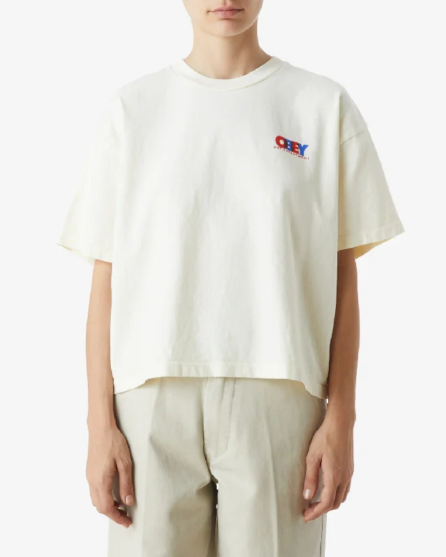 OVERLAY RAEGAN T-SHIRT Satin Fabric Silk Fabric Chiffon Fabric