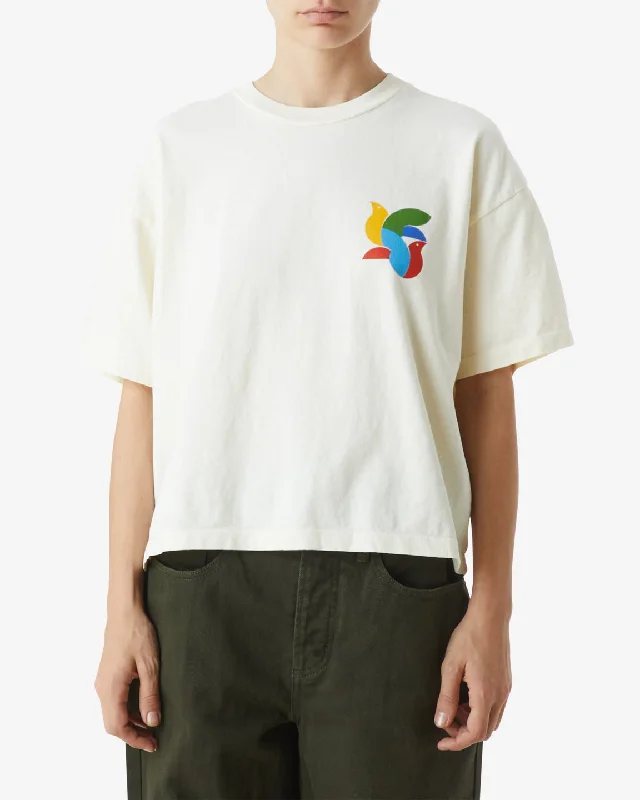 PAPER BIRD RAEGAN T-SHIRT Print Jacquard Patchwork