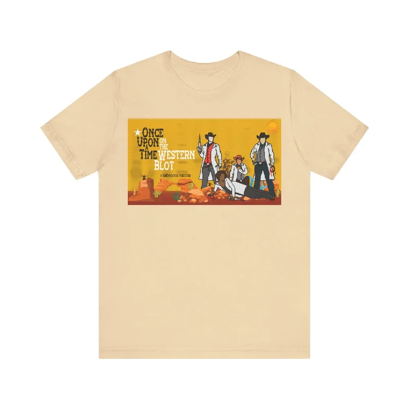 Once Upon a Time on the Western Blot Women's T-Shirt Mesh Blend Leather Blend Suede Blend Once Upon a Time on the Western Blot Women's T-Shirt Mesh Blend Leather Blend Suede Blend