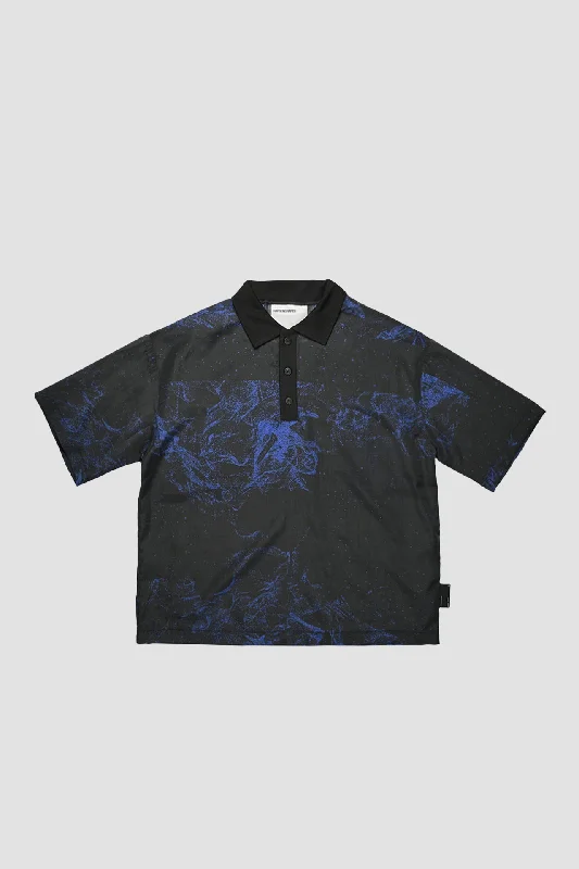 Sheer Black Sea Polo Tee Unisex