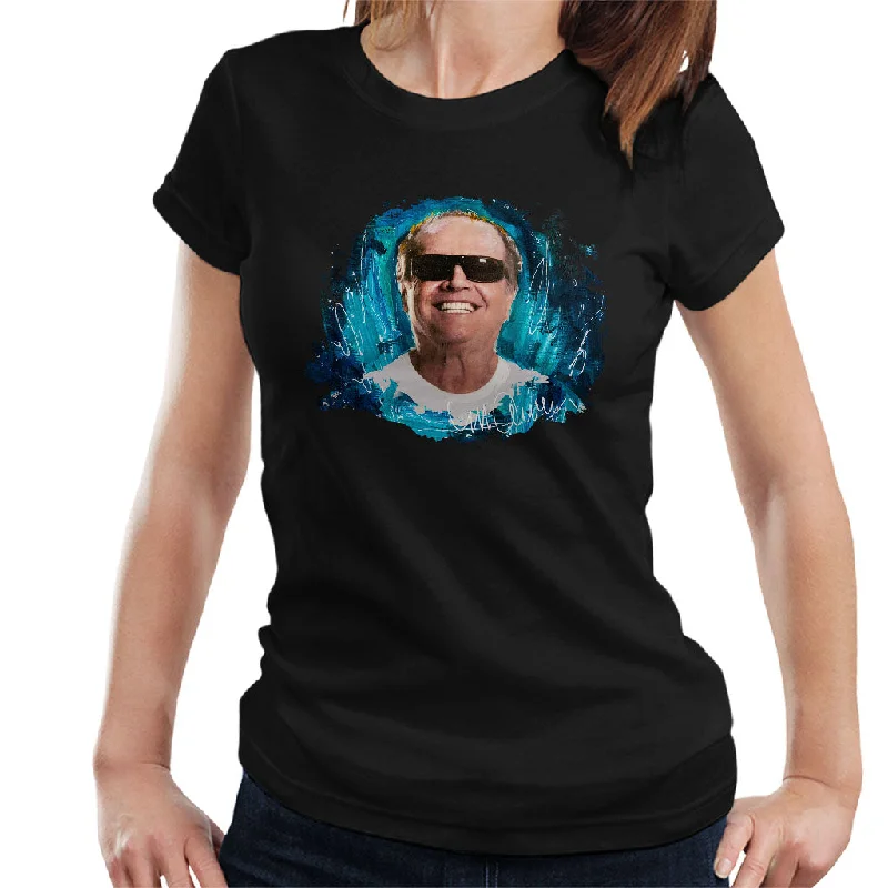 Sidney Maurer Original Portrait Of Jack Nicholson Women's T-Shirt