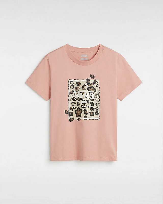 Vans Womens Animalier Boxed T-Shirt - Lobster Ribbed Striped Patterned