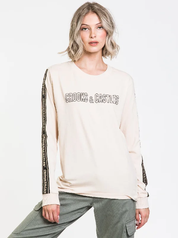 CROOKS & CASTLES CHEETAH C&S LONG SLEEVE TEE  - CLEARANCE Fashionable Trendy Casual