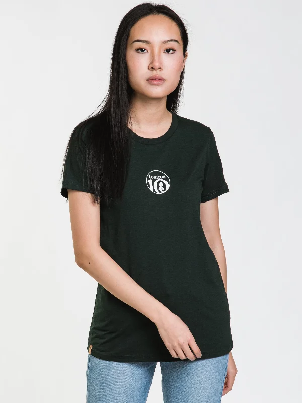 TENTREE CIRCULAR LOGO T-SHIRT  - CLEARANCE Graphic Embroidered Appliqued