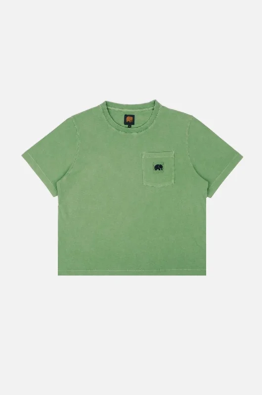 Women's Menorca Pocket T-Shirt Meadow Green