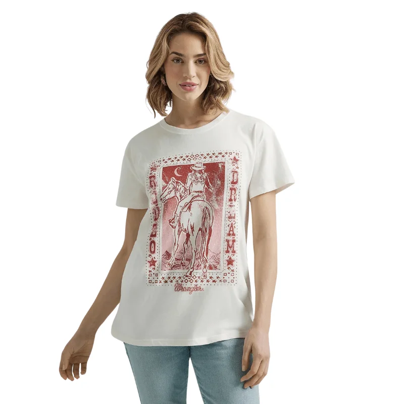 Wrangler Women's Western Marshmallow Short Sleeve Boyfriend Graphic T-Shirt 112347504 Chenille Fabric Brocade Fabric Lace Fabric Wrangler Women's Western Marshmallow Short Sleeve Boyfriend Graphic T-Shirt 112347504 Chenille Fabric Brocade Fabric Lace Fabric