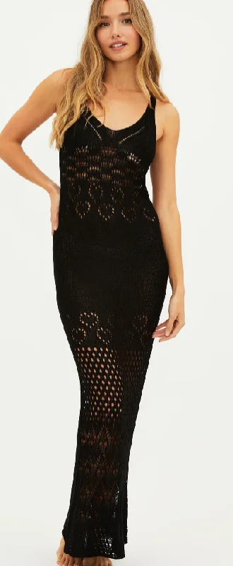 Black Crochet Dress by Beach Riot